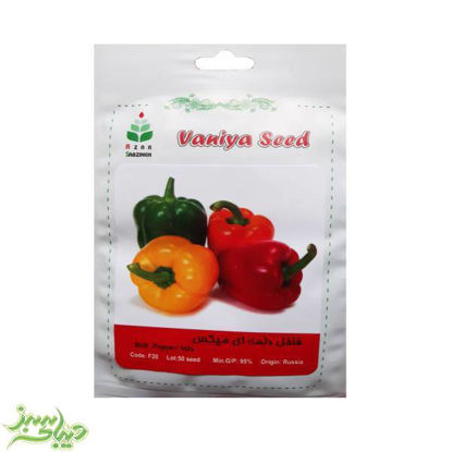 تصویر  بذر فلفل دلمه ای میکس