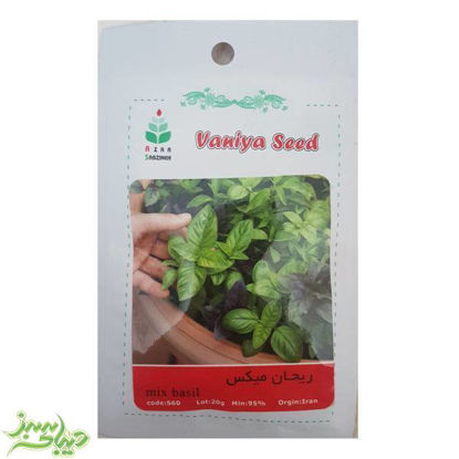 تصویر  بذر ریحان میکس