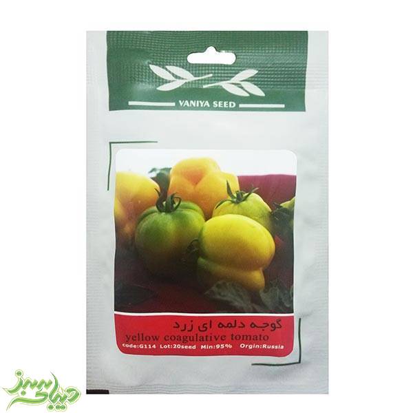 تصویر  بذر گوجه دلمه ای زرد