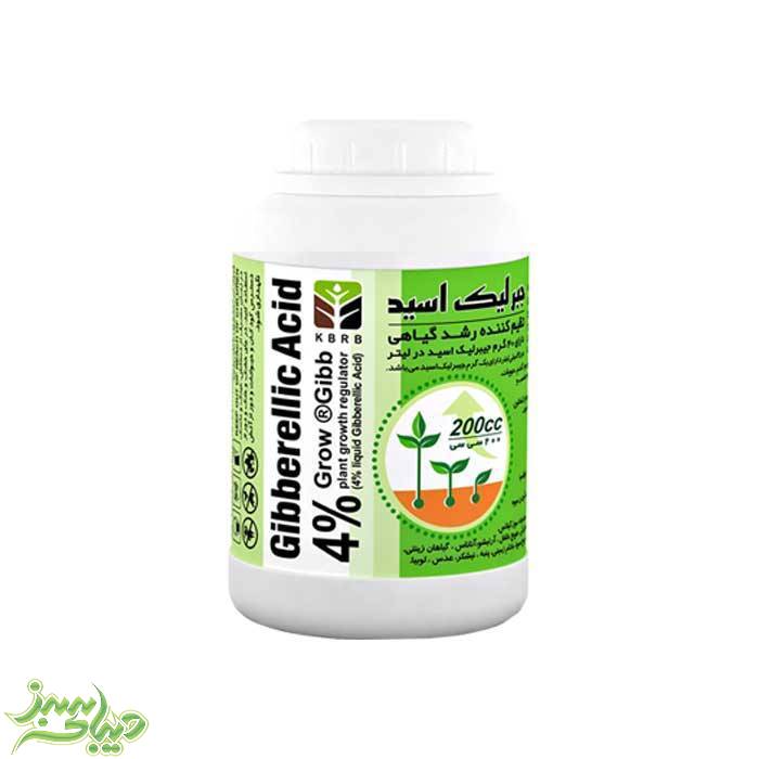 تصویر  تنظیم کننده رشد جبرلیک اسید