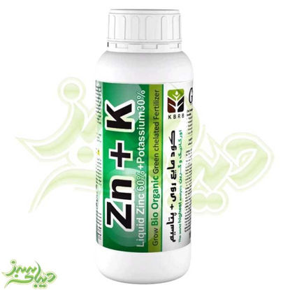 تصویر  کود مایع روی 60% + پتاسیم 30%