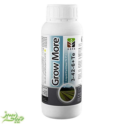 تصویر  گرو مور Grow More (روی+منگنز+آهن+مس+بر+NPK) (یک لیتری)