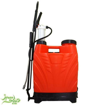تصویر  سمپاش 20 لیتری پویا با نازل و لانس استیل