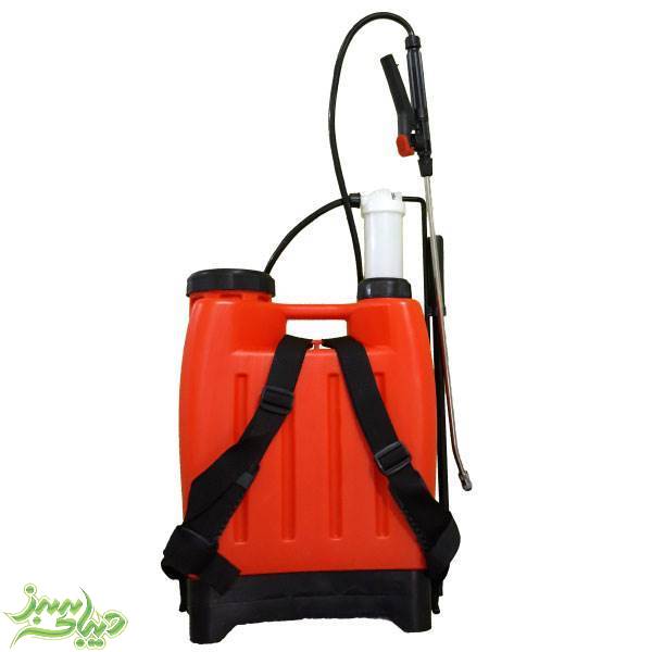 تصویر  سمپاش 20 لیتری پویا با نازل و لانس استیل