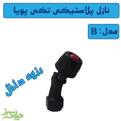 تصویر  نازل پلاستیکی تکی پویا