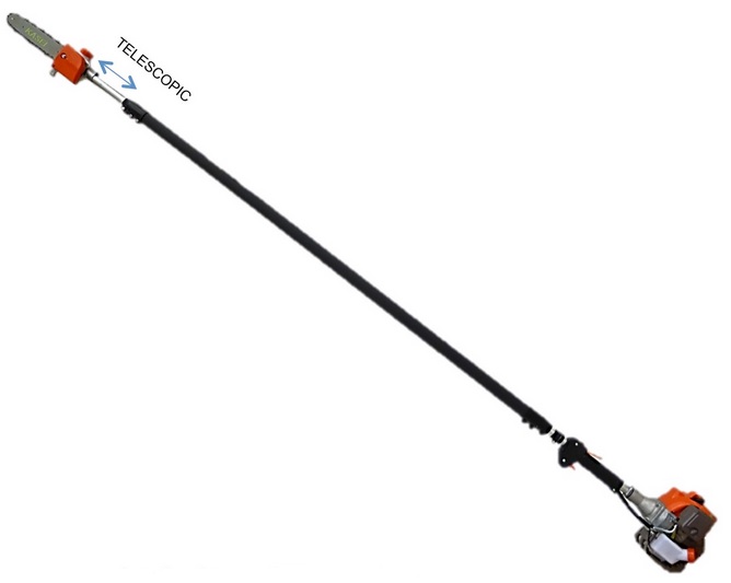 تصویر  اره شاخه بر دسته بلند لوله تلسکوپی QJB 260