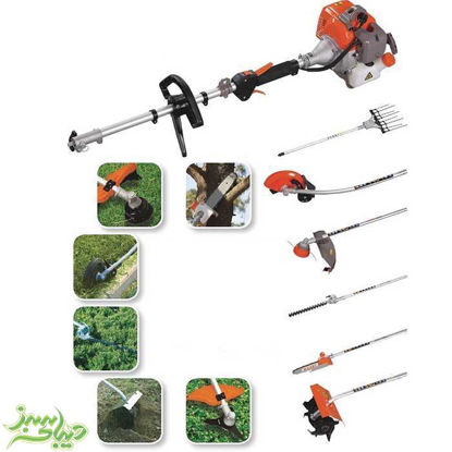 تصویر  دستگاه چندمنظوره GJD330 مجهز به علف زن و شاخه بر