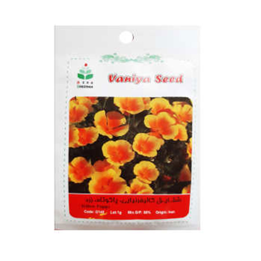 تصویر  بذر شقایق کالیفرنیایی ، پاکوتاه ، زرد