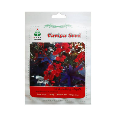 تصویر  بذر کرچک ، پابلند ، قرمز
