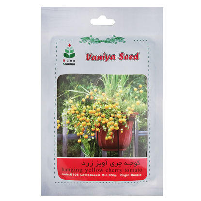 تصویر  بذر گوجه چری آویز زرد